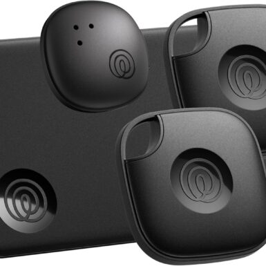 Life360 Tile Essentials - Bluetooth Trackers & Item Locators for Keys, Wallets, Remotes & More; Easily Find All Your Things. Both iOS and Android Compatible. 4-Pack (Mates/Slim/Sticker)